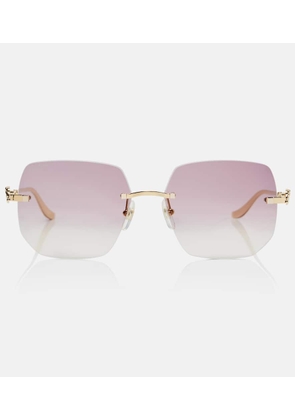 Cartier Eyewear Collection Panthere De Cartier square sunglasses
