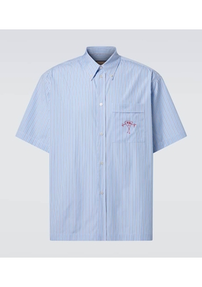 Plan C Striped cotton ooplin shirt