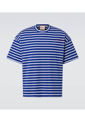 Plan C Striped cotton jersey T-shirt