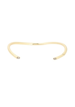 Demarson Miley 2.0 Collar Necklace in Gold - Metallic Gold. Size all.