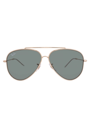Ray Ban Aviator Reverse Dark Green Pilot Unisex Sunglasses RBR0101S 001/VR 59