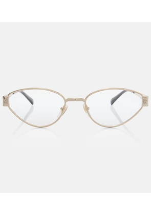 Gucci Guccissima cat-eye glasses