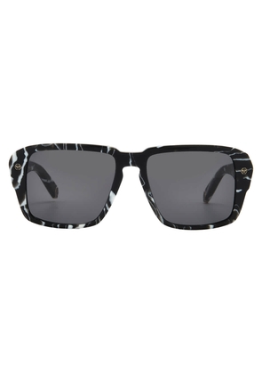 Philipp Plein Smoke Square Ladies Sunglasses SPP081 0Z21 55