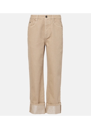 Brunello Cucinelli Mid-rise straight jeans