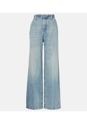 Brunello Cucinelli Low Slung Monili wide-leg jeans