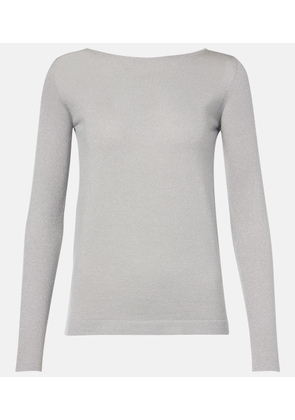 Brunello Cucinelli Sparkling cashmere and silk-blend sweater