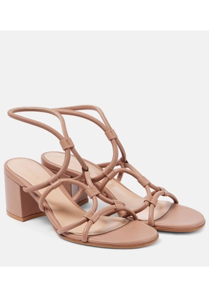 Gianvito Rossi Cage 60 leather sandals