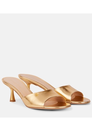 Gianvito Rossi Ascent 55 leather mules