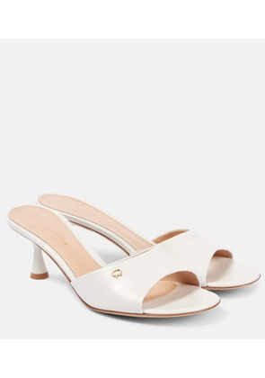 Gianvito Rossi 55 leather mules