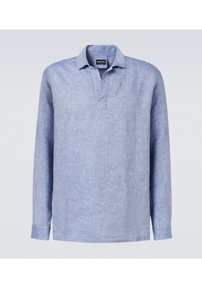 Giorgio Armani Linen polo shirt
