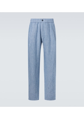 Giorgio Armani Linen wide-leg pants