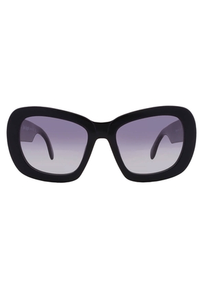 Palm Angels MOON Grey Gradient Butterfly Ladies Sunglasses PERI106 1008 54