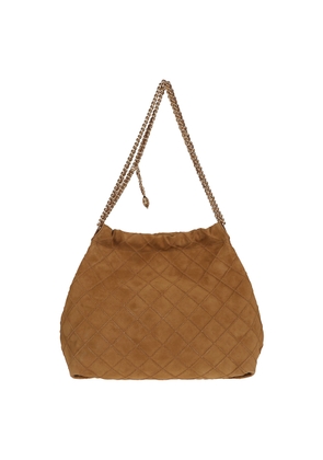 Tory Burch Fleming Suede Hobo Bag