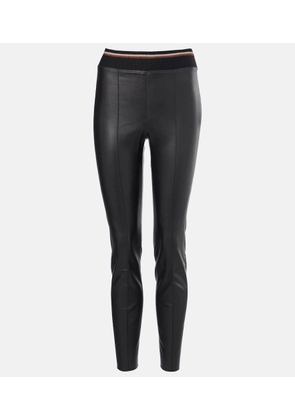 Brunello Cucinelli Leather slim pants