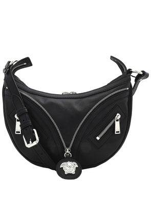 Versace Small Repeat Hobo Bag - Black