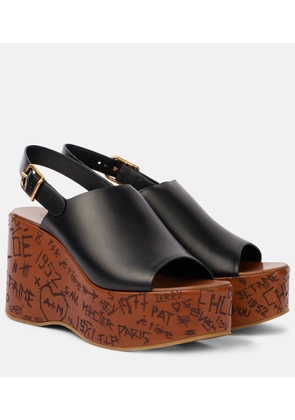 Chloe Maxime leather wedges