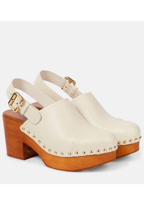 Chloe Jeannette studded leather clogs