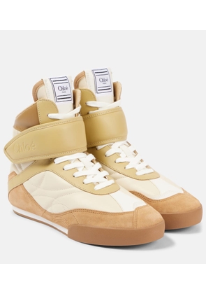 Chloe Chloe Kick high-top leather sneakers