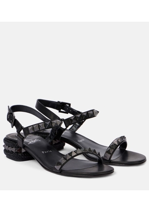 Christian Louboutin Pyrasand 30 leather sandals