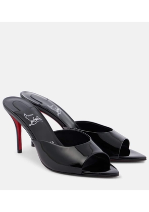 Christian Louboutin Miss Z 80 patent leather mules