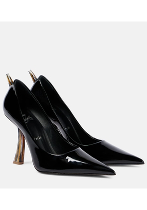 Christian Louboutin Kate Clawmax 100 patent leather pumps
