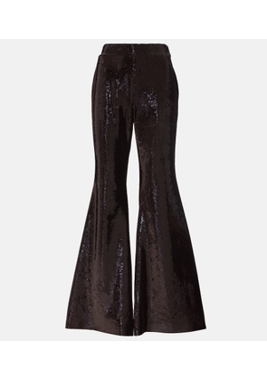 Nina Ricci Sequined flared pants