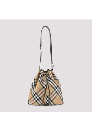 Burberry Medium Drawstring Bucket Shoulder Bag
