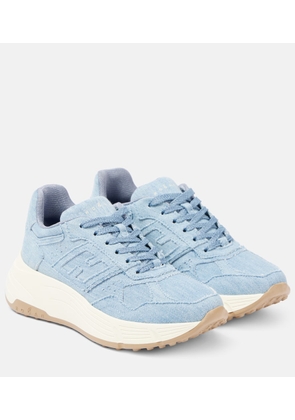 Hogan Hi-Fi denim sneakers