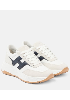 Hogan Hi-Fi suede and leather sneakers