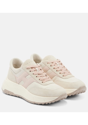 Hogan H669 suede and leather sneakers