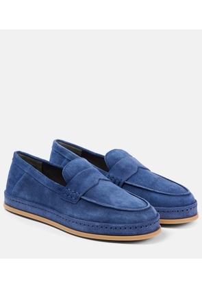 Hogan H683 suede loafers