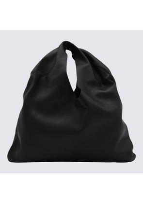The Row Black Leather Bidle Small Shoulder Bag