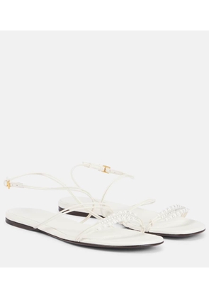 Khaite Loop leather sandals