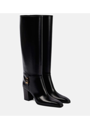Saint Laurent Julia leather knee-high boots