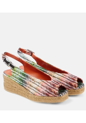 Missoni Joy 30 wedge espadrilles