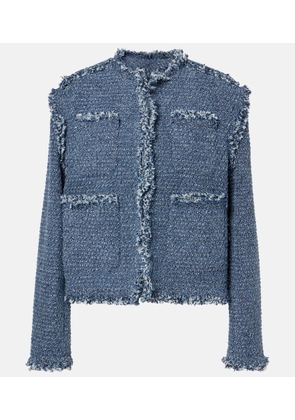 Sacai Denim tweed jacket