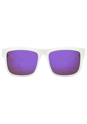 Spy DISCORD SLAYCO Happy Bronze Purple Spectra Square Unisex Sunglasses 1800000000054