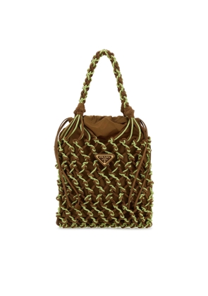 Prada Two-Tone Mesh Handbag