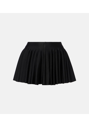 Alaia Godet pleated shorts