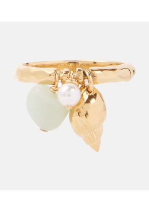 Chloe Chloe Shells faux pearl ring