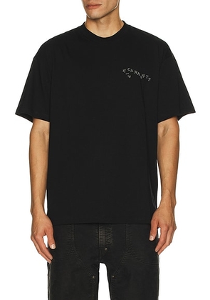 Carhartt WIP Short Sleeve Ok Nice Ok T-Shirt in Black - Black. Size M (also in ).