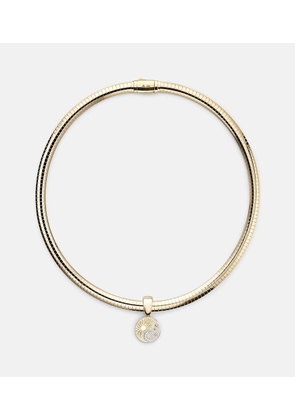 FoundRae Balance - Foundational Keys 18kt gold and white gold necklace with diamonds