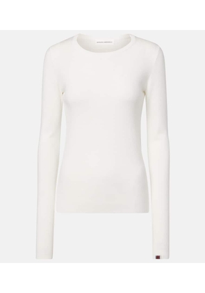 Extreme Cashmere NÂ°392 Eel cotton and cashmere top