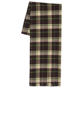 BODE Woodcrest Scarf in Brown Green - Green. Size all.