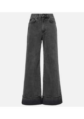 Veronica Beard Taylor high-rise wide-leg jeans