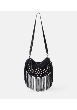Isabel Marant Oskan Soft Zipped suede shoulder bag