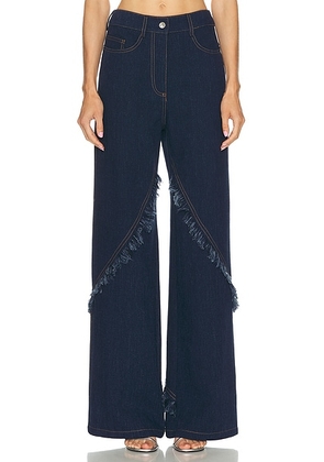 Alexis Braxten Straight Leg in Denim - Blue. Size L (also in XS, S, M).