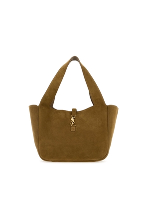 Saint Laurent Biscuit Suede Leather Le 5 Ã 7 Bea Shoppong Bag