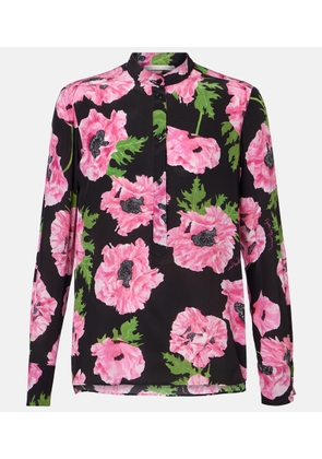 Stella McCartney Poppy floral silk shirt