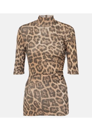 Stella McCartney Leopard-print top